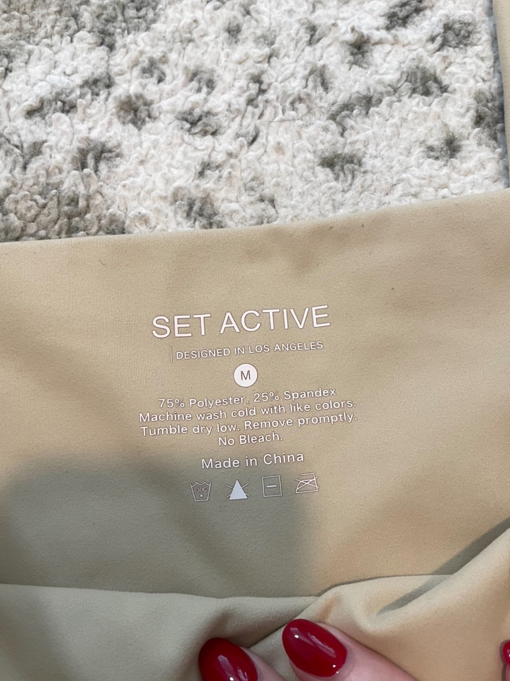 SET active tan leggings - Picture 2 of 2